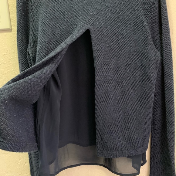 Sweater with sheer layer - Picture 3 of 5